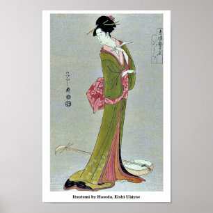 Itsutomi durch Hosoda, Eishi Ukiyoe Poster