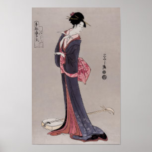 Itsutomi von Eishi Hosoda (1756-1829), Poster