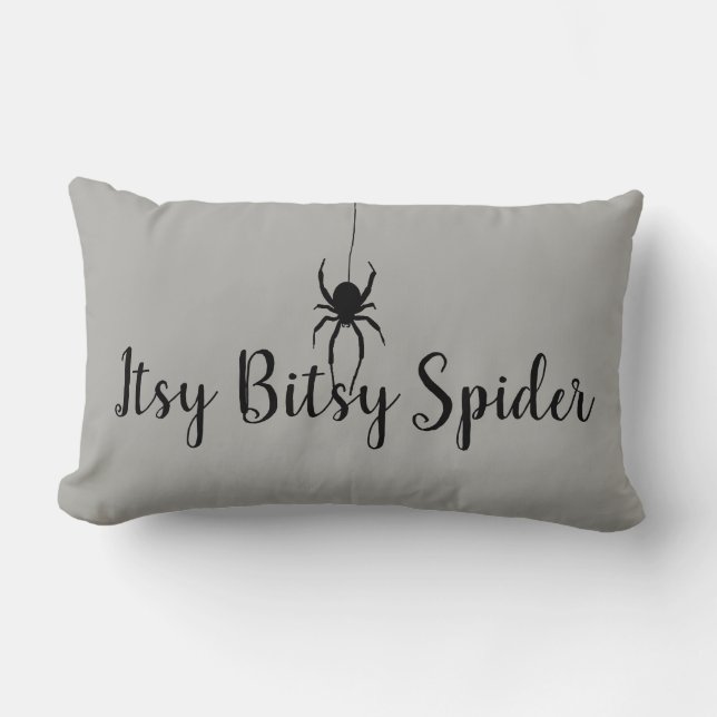 Itsy Bitsy Spider Halloween-Kissen Lendenkissen (Vorderseite)