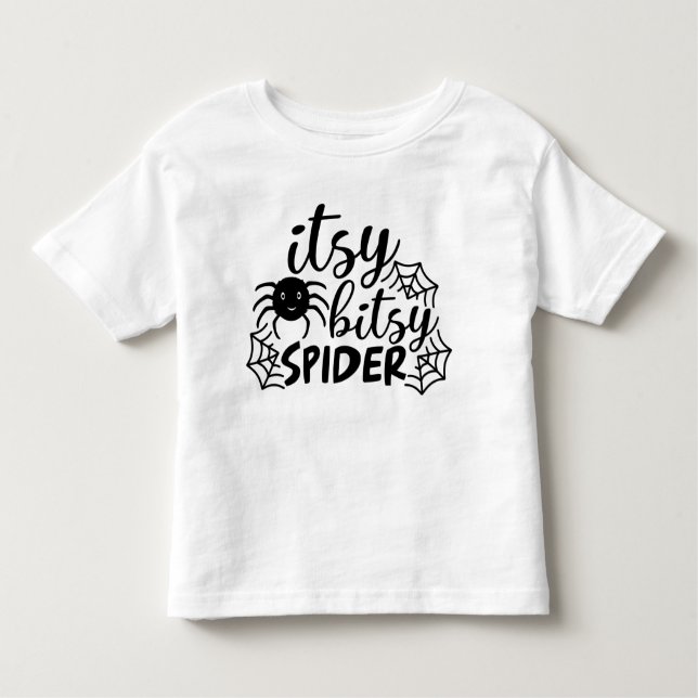 Itsy Bitsy Spider Halloween Kleinkind T-shirt (Vorderseite)