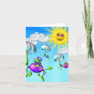 Itsy Bitsy Spider Note Card Karte