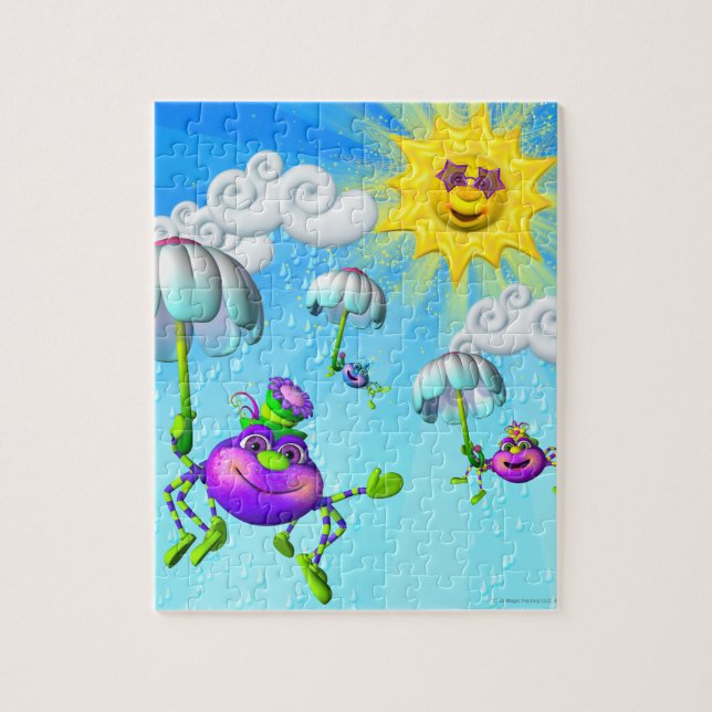 Itsy Bitsy Spinnen-Spaß-Puzzlespiel Puzzle (Vertikal)