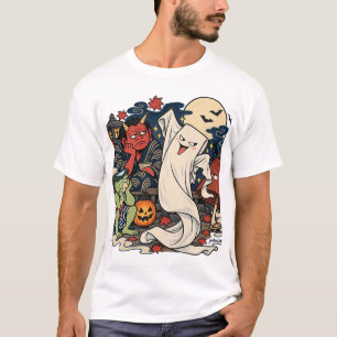 Ittan-momen Halloween-Kostüm-Witz-T-Shirt T-Shirt