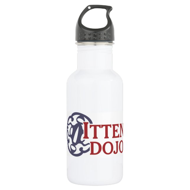 Itten Dojo 18 Unzen Wasserflasche (Vorderseite)