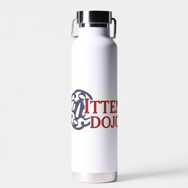 Itten Dojo-Flasche mit Wasser Trinkflasche (Vorne)