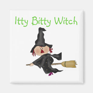 Itty Bitty Witch Tshirts und Gifts Magnet