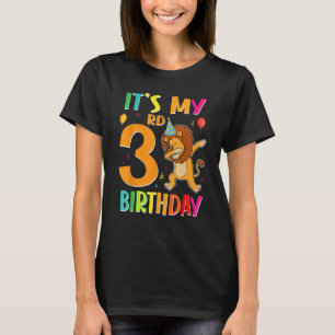 Itu2019s Mein 3. Geburtstag - Löwe 3 Jahre alt T-Shirt
