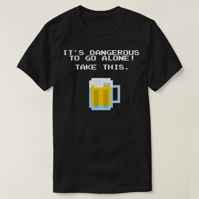 Itx27 ist gefährlich, ohne Bier alleine zu fahren  T-Shirt (Design vorne)