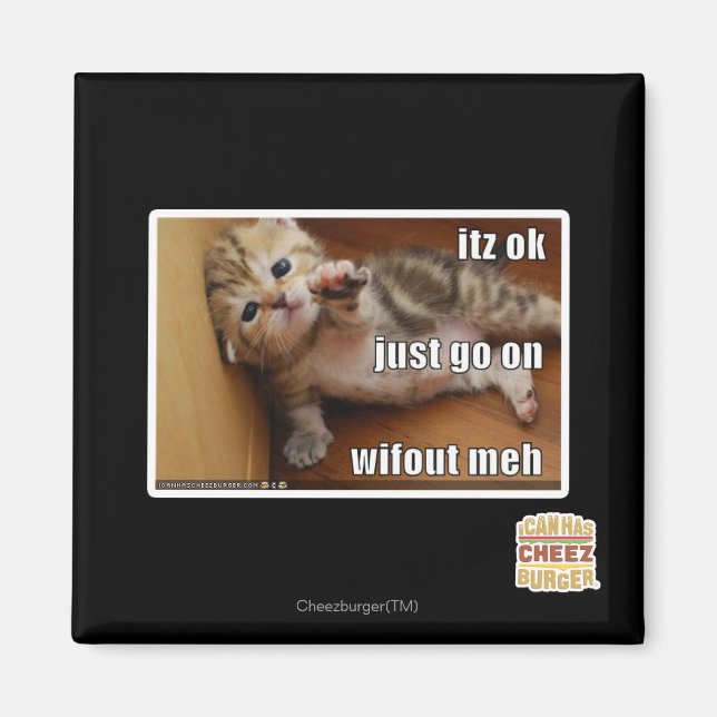 Itz ok, mach einfach weiter, ohne mich magnet (Vorne)