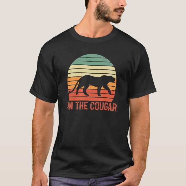 Iu2019m Cougar-Kostüm T-Shirt (Vorderseite)