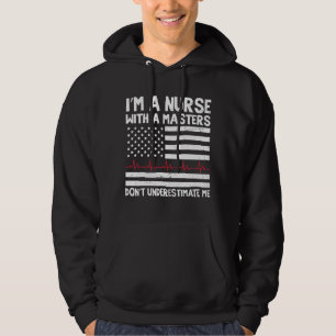 Iu2019m ein Nursre mit einer Master-Krankenversich Hoodie
