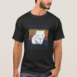Iu2019m hier für die Kuben für einen Wombat-Nerd T-Shirt