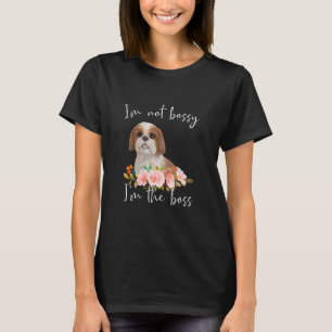 Iu2019m Nicht Bossy Iu2019m Boss Shih Tzu T-Shirt