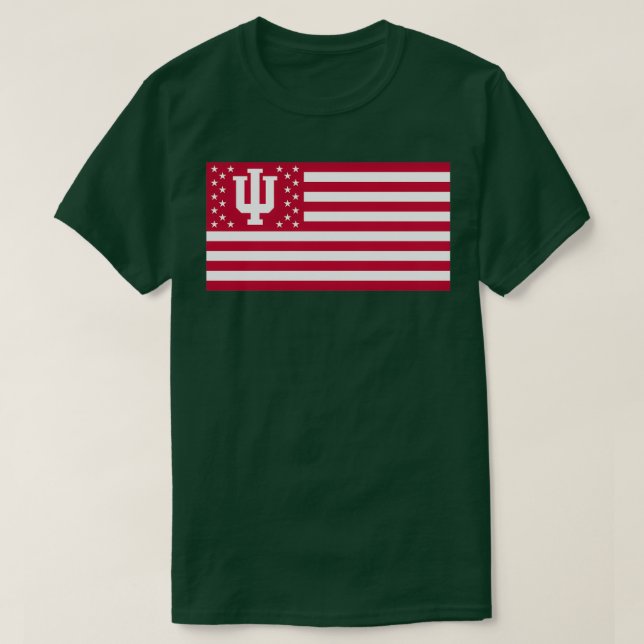 IU-Flagge T-Shirt (Design vorne)