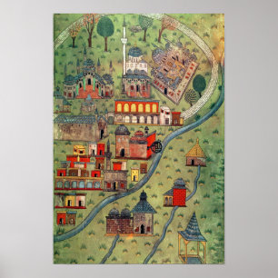 IUK T.5964 Ansicht von Eskisehir Poster