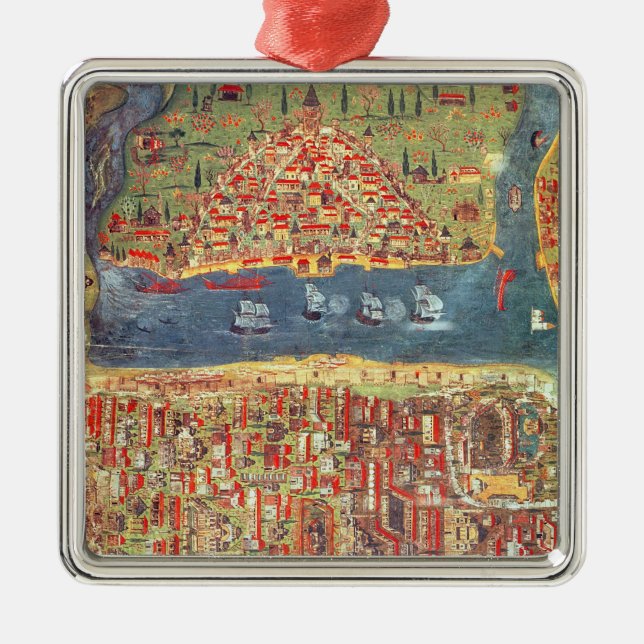 IUK T.5964 Ansicht von Istanbul Ornament Aus Metall (Vorne)