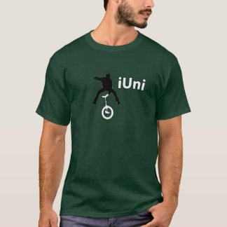 iUni Grün auf festem Shirt