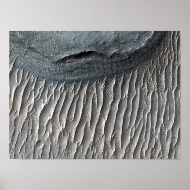 Ius Chasma, eine große Schlucht auf den Mars Poster (Vorne)