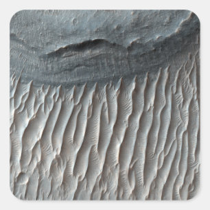 Ius Chasma, eine große Schlucht auf den Mars Quadratischer Aufkleber