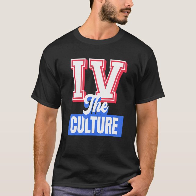 Iv Culture Black Girl Melanin Women Men Afro Ameri T-Shirt (Vorderseite)
