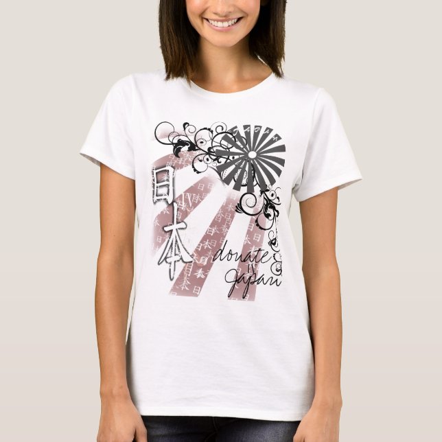 IV Japan - Tsunami-Hilfe für Frauen T-Shirt (Vorderseite)