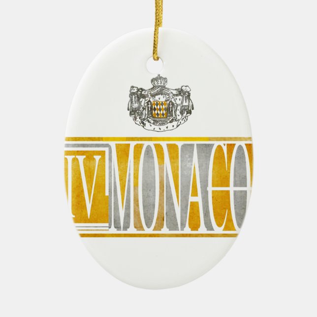 IV MONACO KERAMIK ORNAMENT (Vorne)