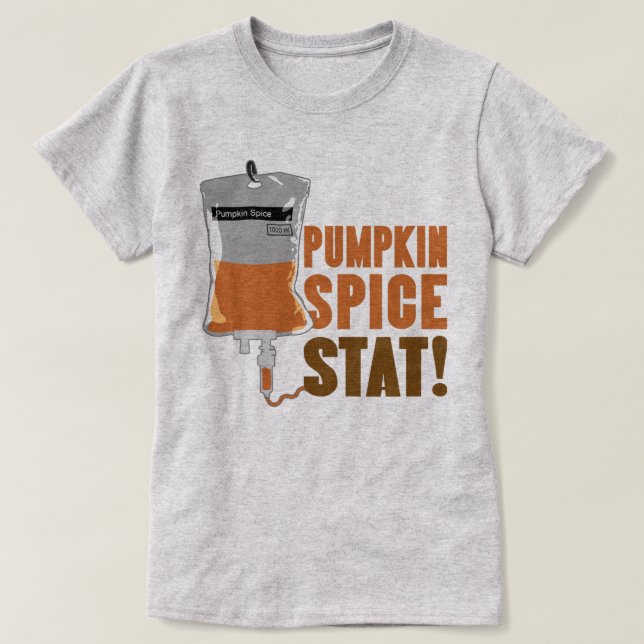 IV Pumpkin-Gewürzstation T-Shirt (Design vorne)