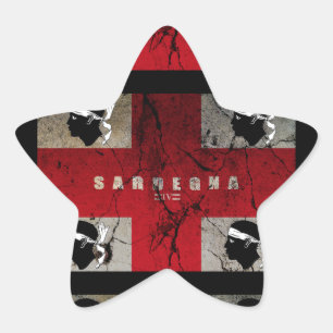 IV - SARDEGNA cst Stern-Aufkleber