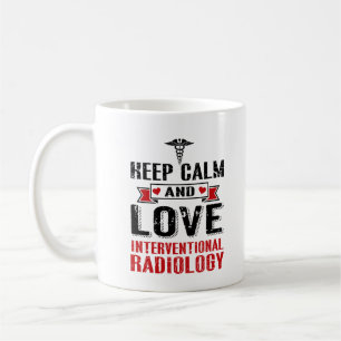 IV Technische interventionelle radiologische Liebe Kaffeetasse