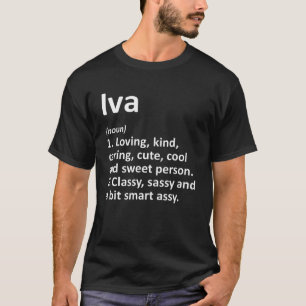 IVA Definition Personalisiert Name Funny Birthday  T-Shirt