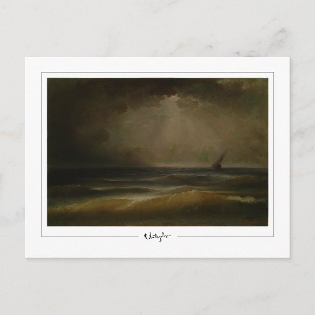 Ivan Aivazovsky #552 - Fine Art Postcard Postkarte (Vorderseite)