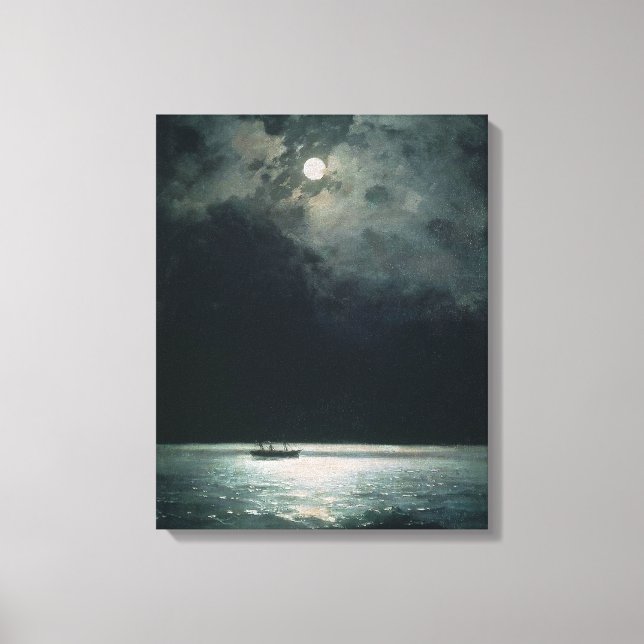 Ivan Aivazovsky Black Sea - Nacht Leinwanddruck (Vorderseite)