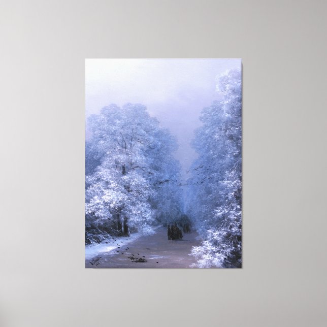IVAN AIVAZOVSKY - Winterlandschaft - 1876 - Leinwanddruck (Vorderseite)