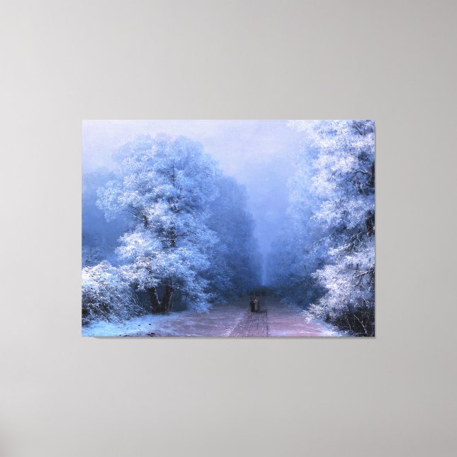 IVAN AIVAZOVSKY - Winterlandschaft II - 1881 - Leinwanddruck (Vorderseite)