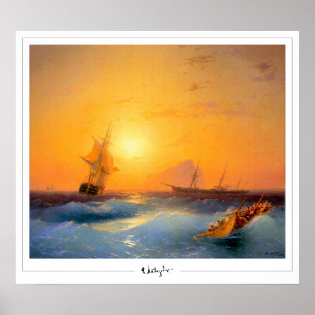 Ivan Aivazovsky Zedign Art Poster #168 (Vorne)