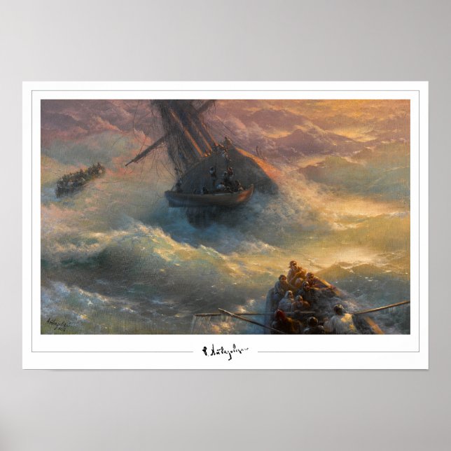 Ivan Aivazovsky Zedign Art Poster #481 (Vorne)