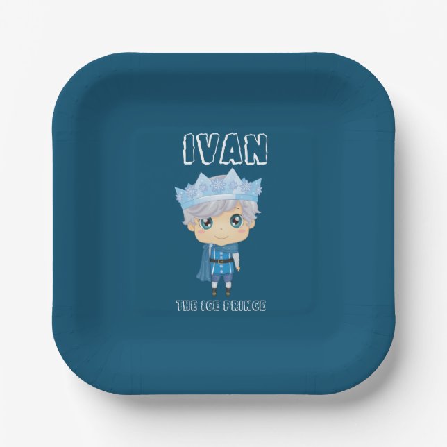 Ivan, die eisfürstliche Teller (Vorderseite)