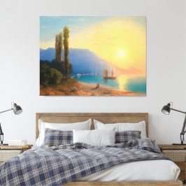 Ivan Konstantinovich Aivazovsky - Sunset Over Yalt Leinwanddruck