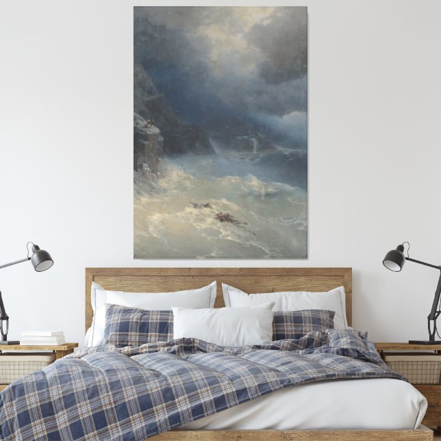 Ivan Konstantinovich Aivazovsky - The storm  Leinwanddruck (Insitu (Schlafzimmer))