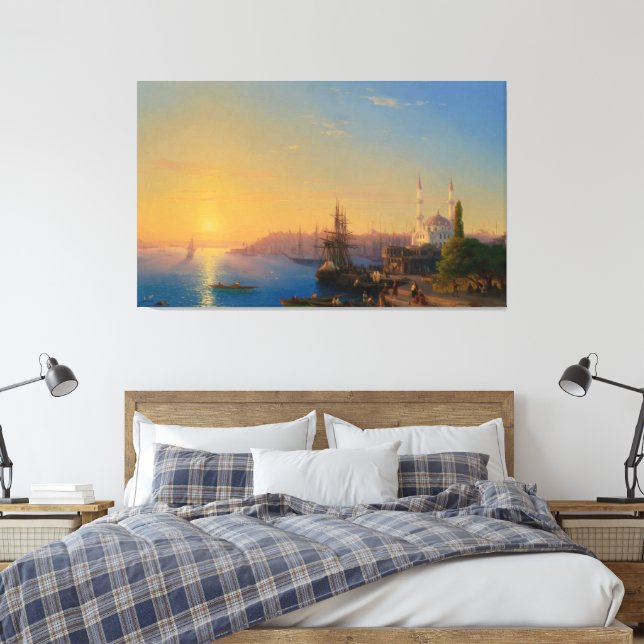 Ivan Konstantinovich Aivazovsky - View Of Constant Leinwanddruck (Insitu (Schlafzimmer))