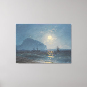 Ivan Konstantinowitsch Aiwasowski - Mondlicht Leinwanddruck