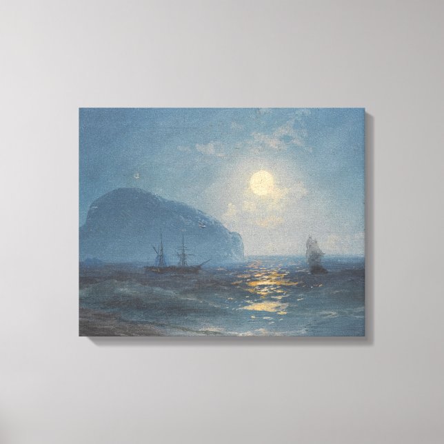 Ivan Konstantinowitsch Aiwasowski - Mondlicht Leinwanddruck (Vorderseite)