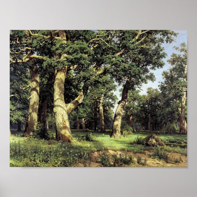 Ivan Shishkin-Oak Grove Poster (Vorne)