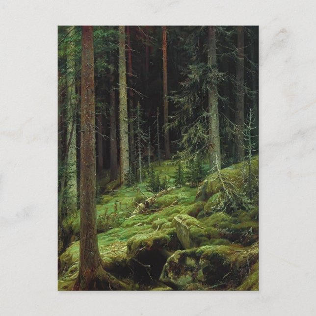 Ivan Shishkin-Thickets Postkarte (Vorderseite)