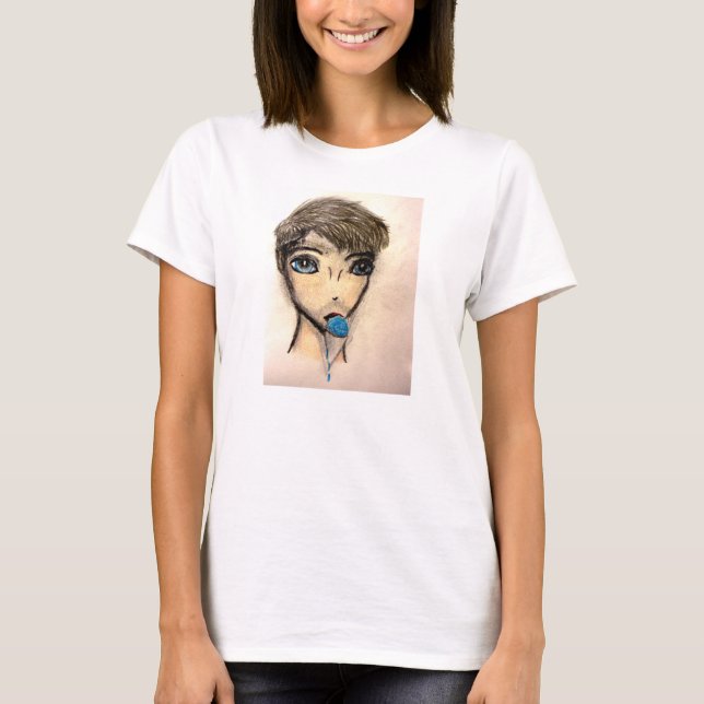 Ivan und der blaue Himbeersnowcone zwei T-Shirt (Vorderseite)