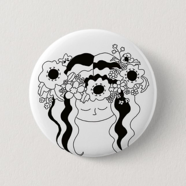 Ivana Kupala ukrainischer VolksFest Button (Vorderseite)