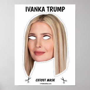 IVANKA TRUMP Halloweenmaske Poster