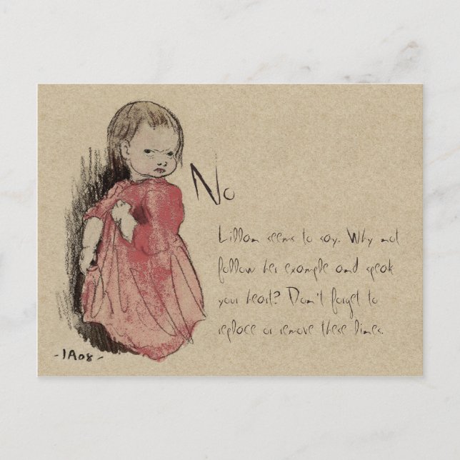 Ivar Arosenius Lillan sagt Nr. CC0238 Postkarte (Vorderseite)