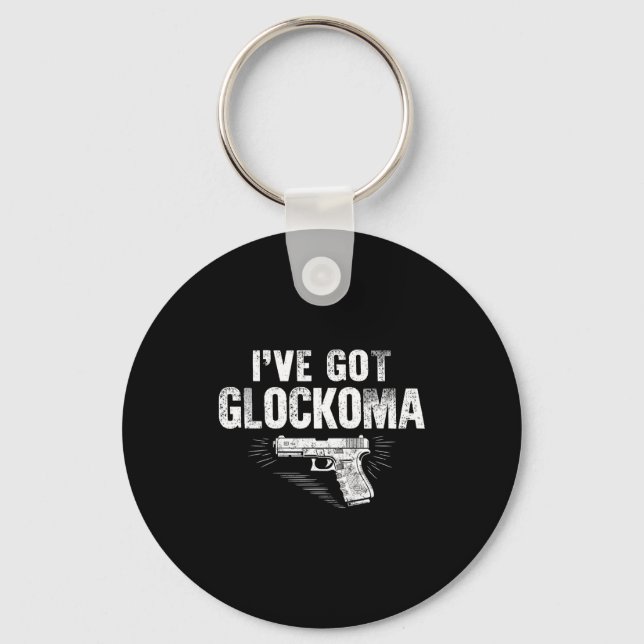 I've Got Glockoma Funny Vintage  Schlüsselanhänger (Vorderseite)