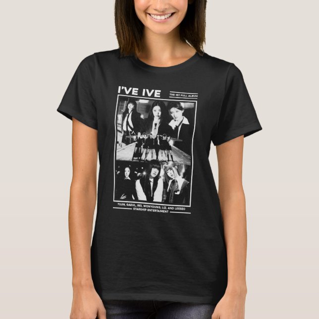 I've IVE Girlband Kpop Fanmade Design T-Shirt (Vorderseite)
